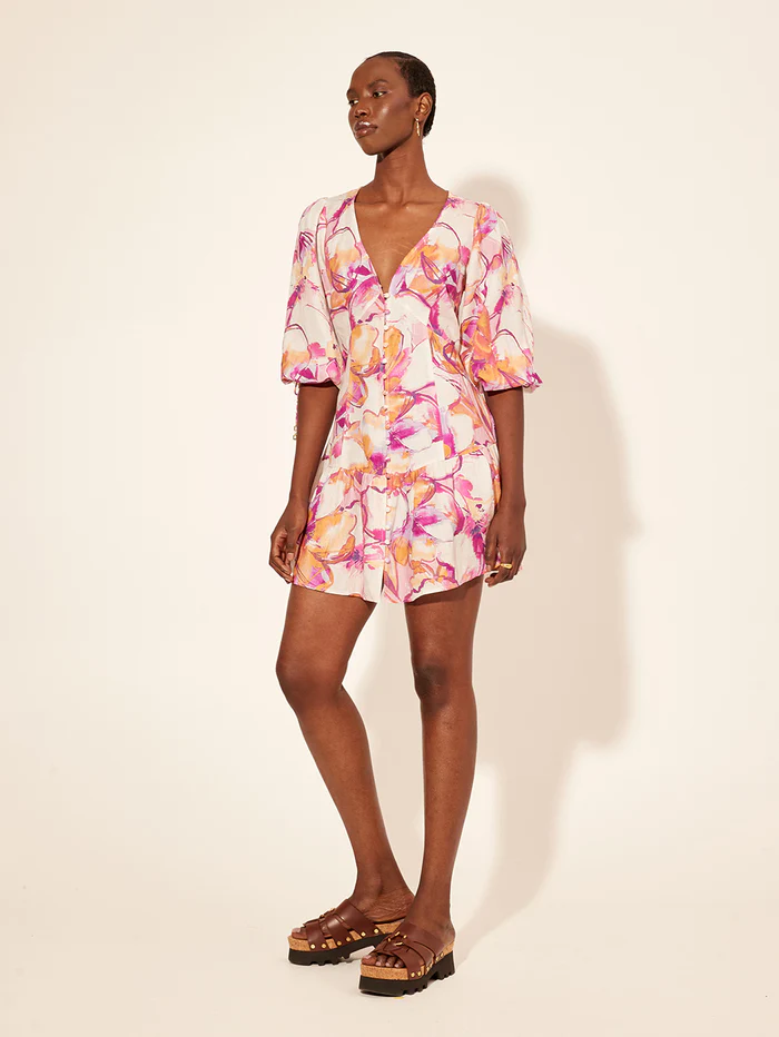 Nadia Mini Dress | Floral - Harry & Gretel