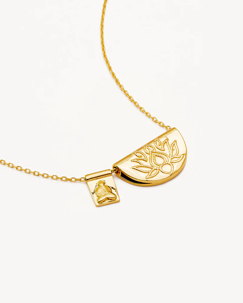 Little Buddha Necklace | Gold | By Charlotte | Harry&Gretel | Necklace