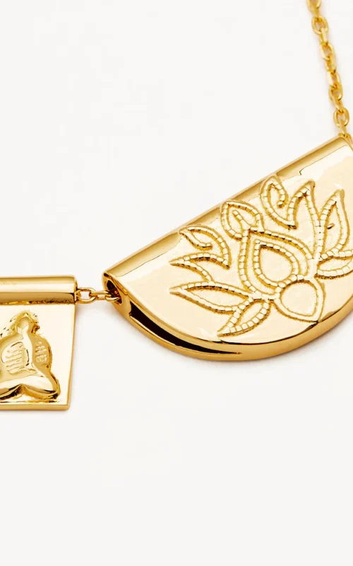 Little Buddha Necklace | Gold | By Charlotte | Harry&Gretel | Necklace