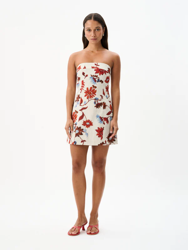 twofer mini dress Maeve Halter Twofer Mini Dress