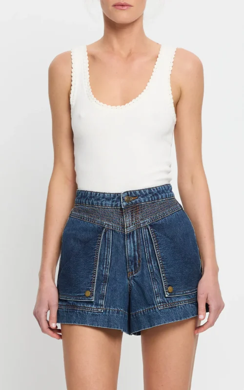 Celene Denim Short | Indigo