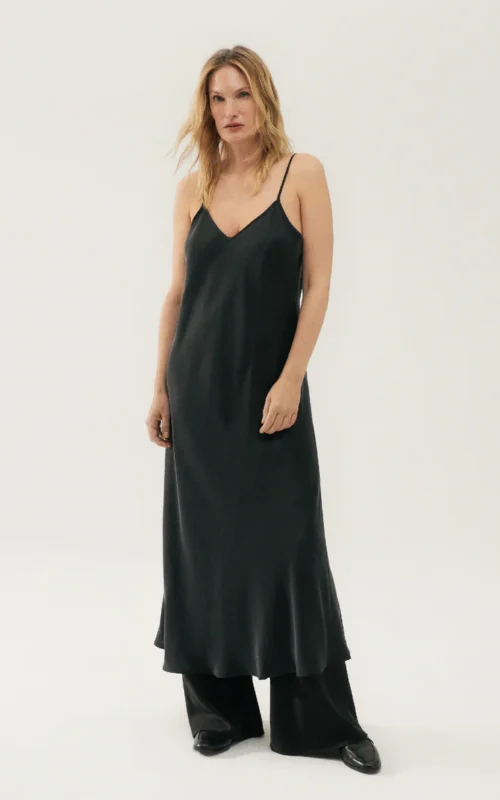 90's Slip Dress | Black