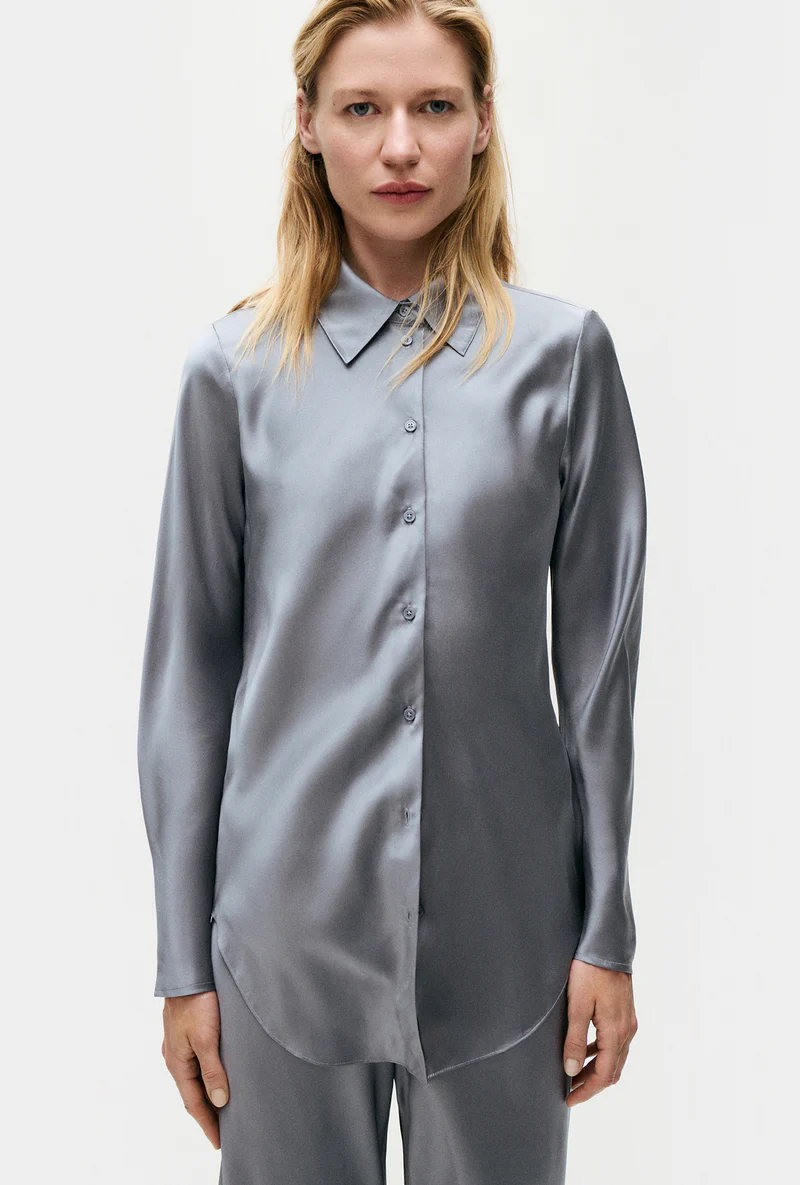 Bias Cut Shirt | Storm