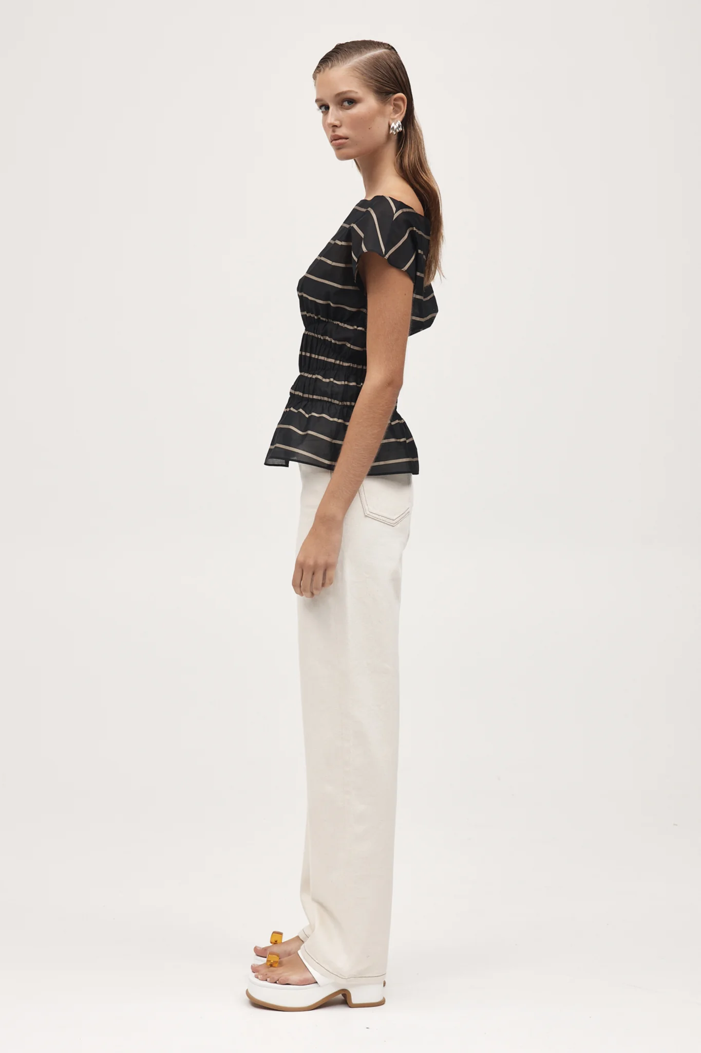 Aida Top | Black Stripe | Marle | Harry&Gretel