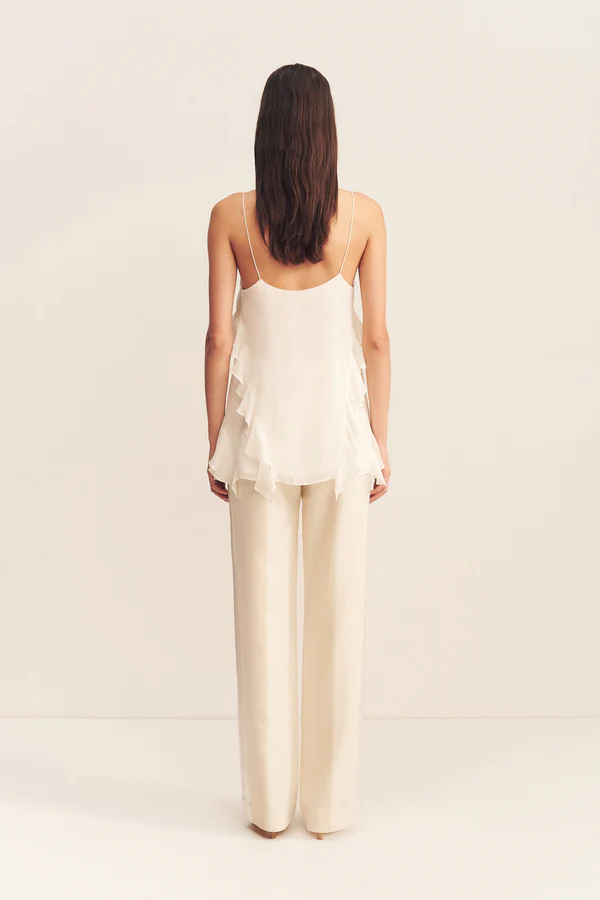 Emory Lace Ruffle Cami | Ivory - Image 3