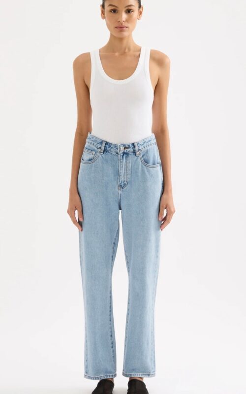 Organic Straight Leg Jean | 90's Blue Wash