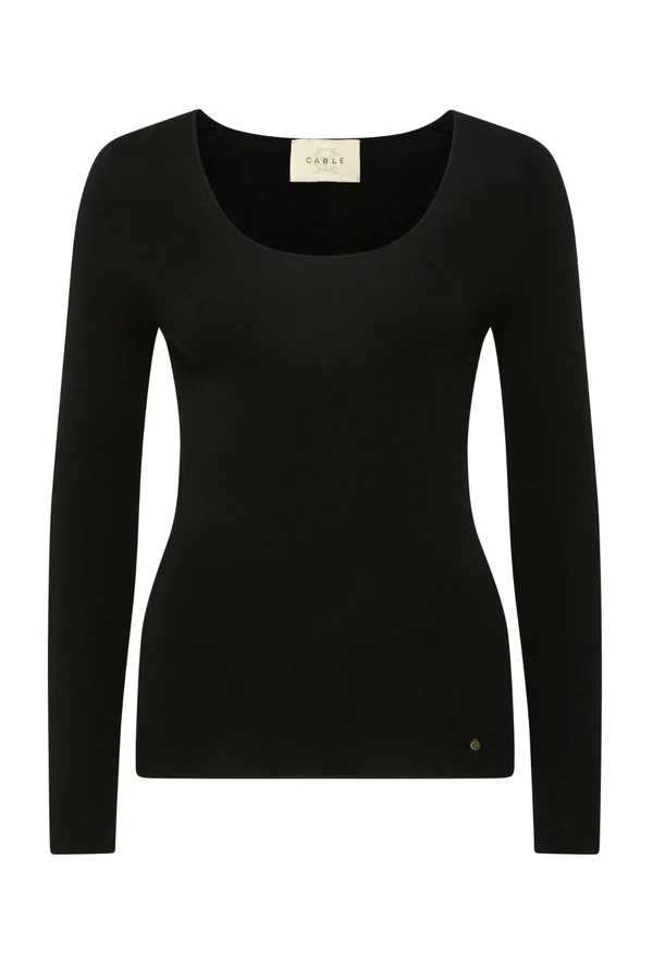 Superfine Merino Scoop | Black - Image 5