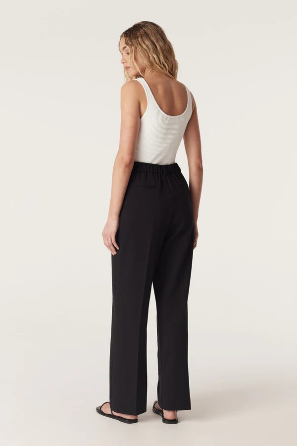 Tate Wide Leg Pant | Black - Image 3