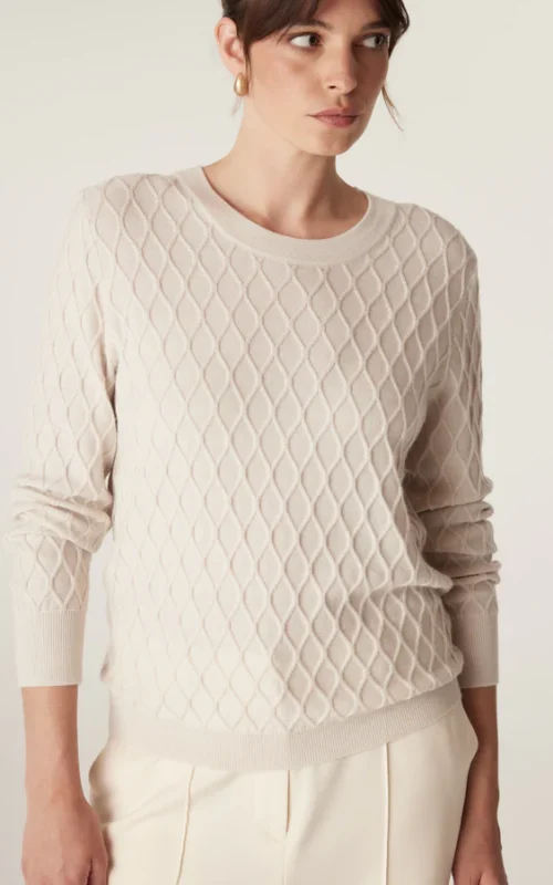 The Hampden Merino Jumper | Antique White