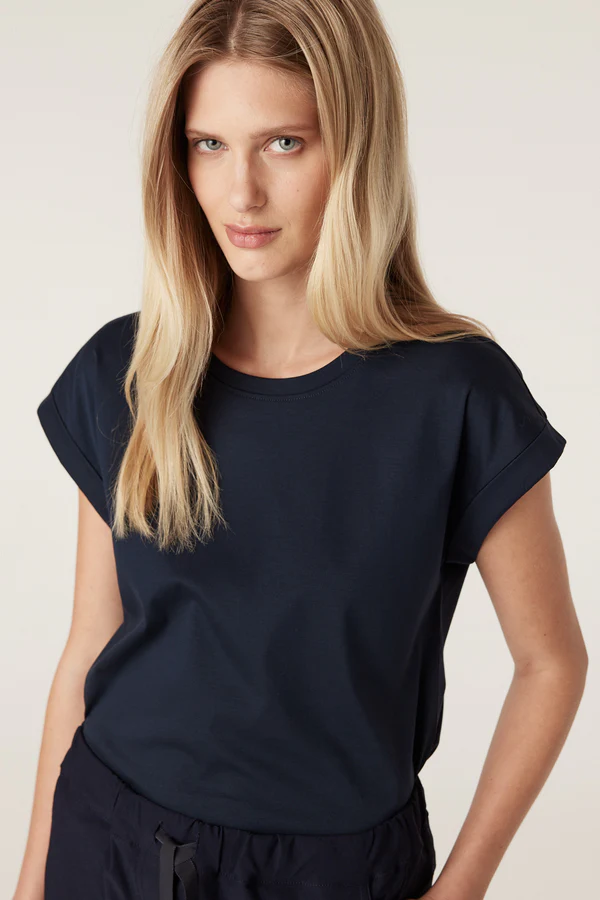 Pima Tee | Navy - Image 2