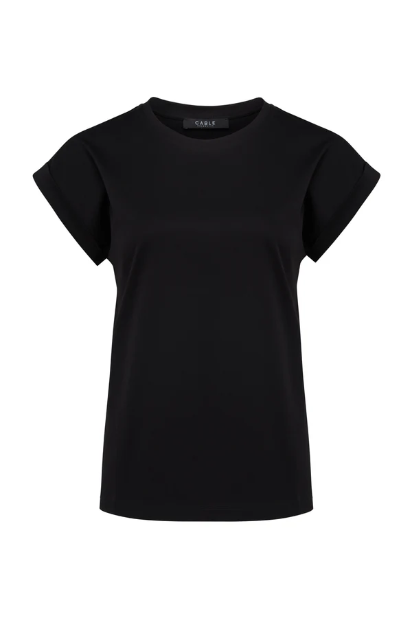 Pima Tee | Black - Image 5