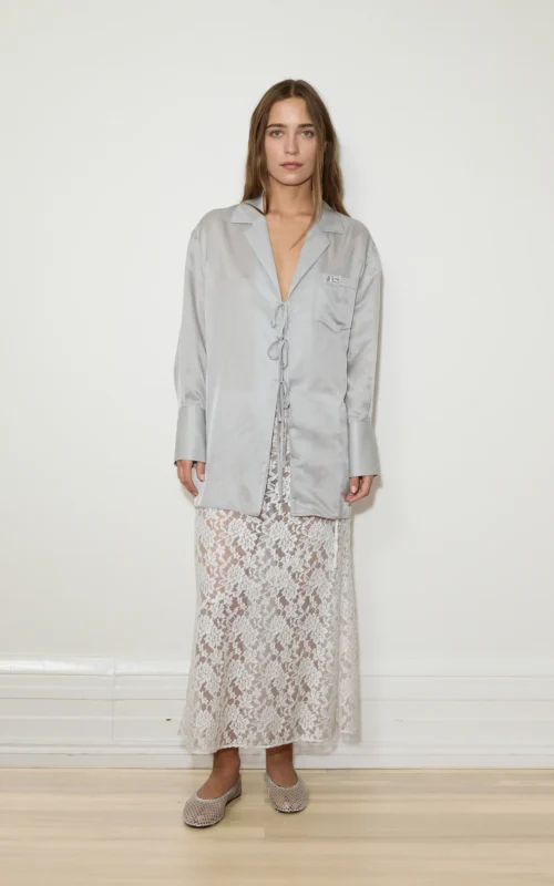 Lace Skirt | Optic White