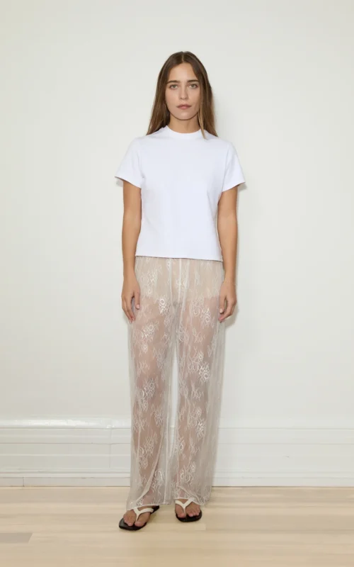 Lace Pant | Optic White |