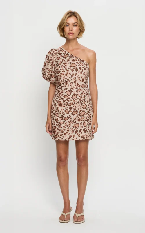 Paris Mini Dress | Leopard
