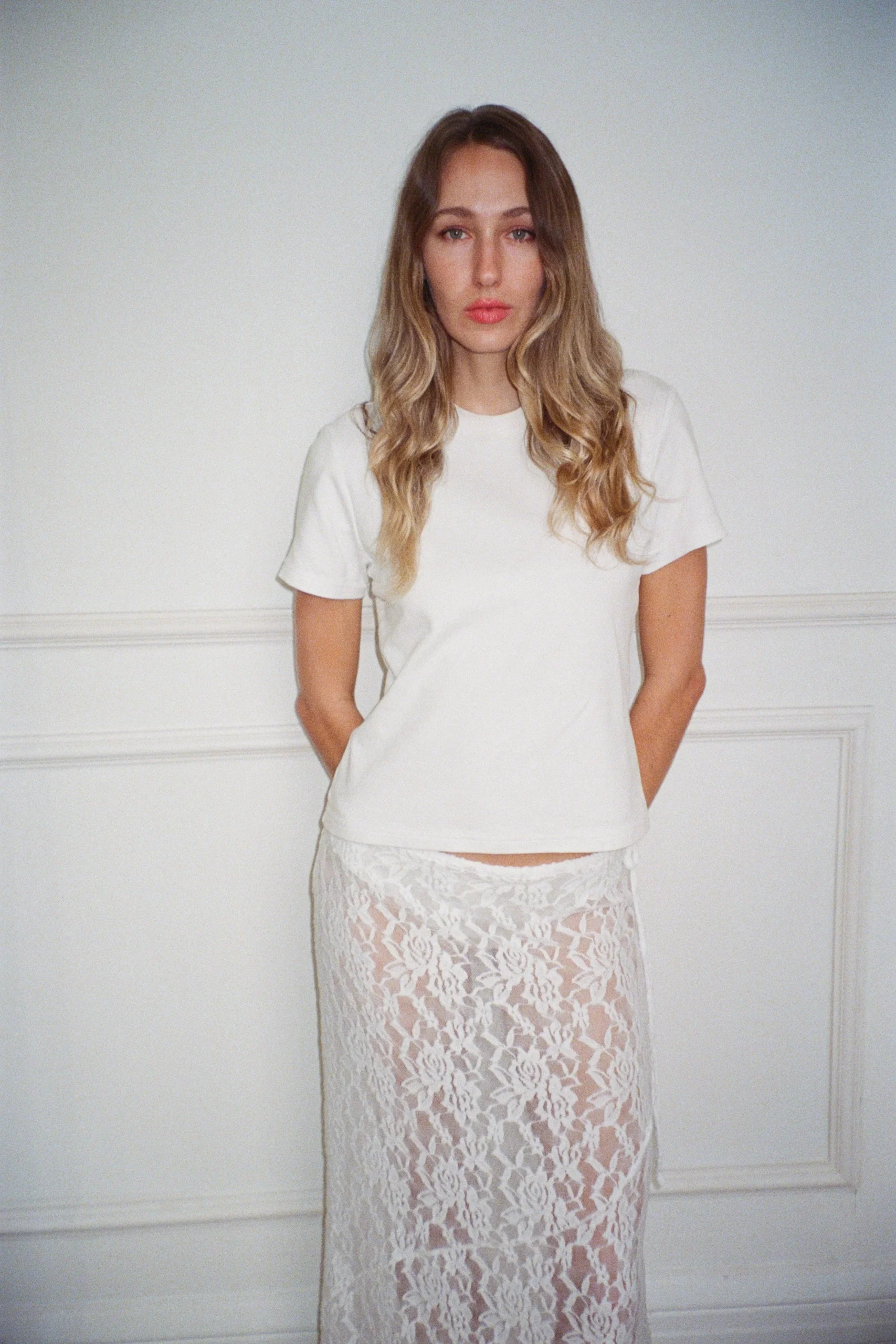 Lace Skirt | Optic White - Image 2