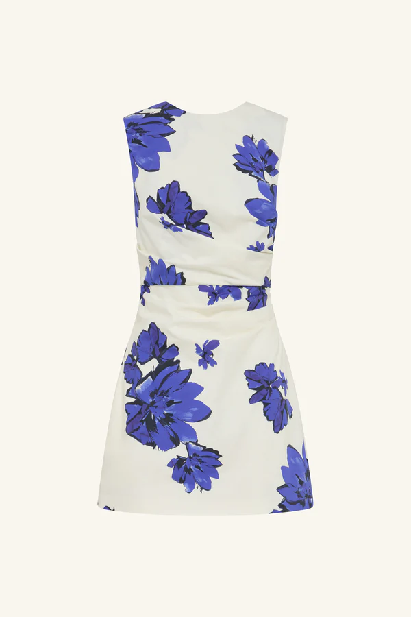 Enya Draped Dress | Midnight Wallflower - Image 6