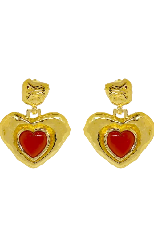 Suri Earrings | Carnelian