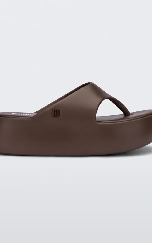 Melissa Free Platform Thong | Bronze