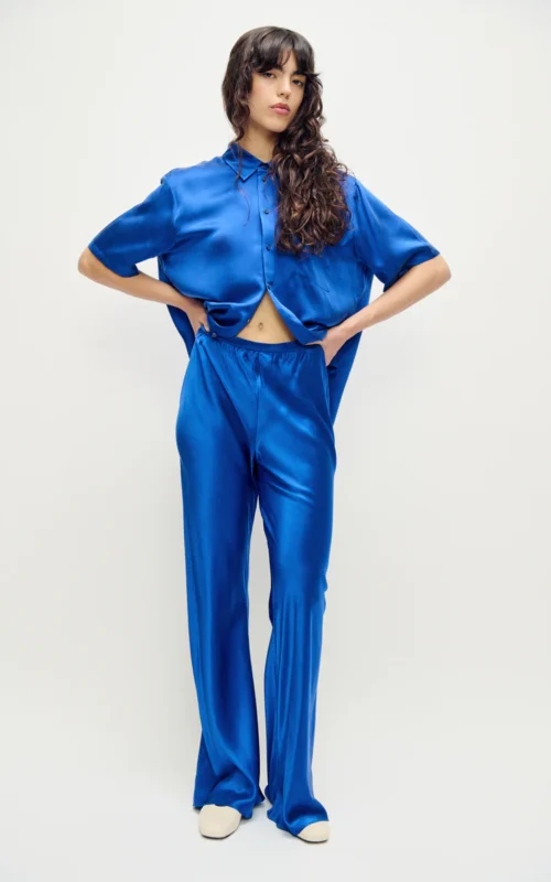 Bias Cut Pants | Wedgwood