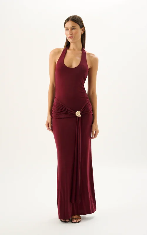 Julietta Halter Dress | Sangria