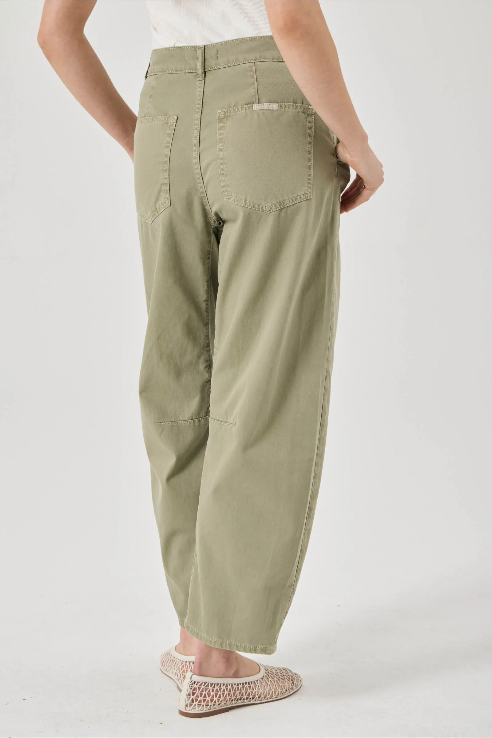 Gigi Barrel Drill | Summer Olive - Image 3