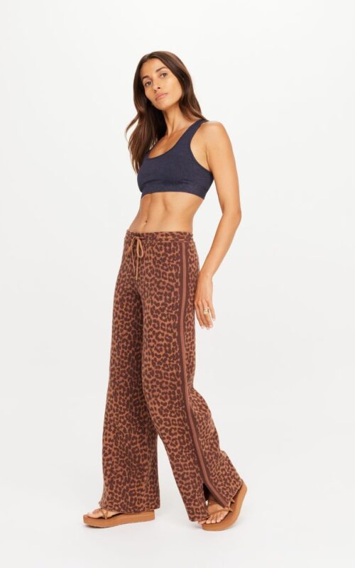 Malawi Tia Knit Pant | Leopard