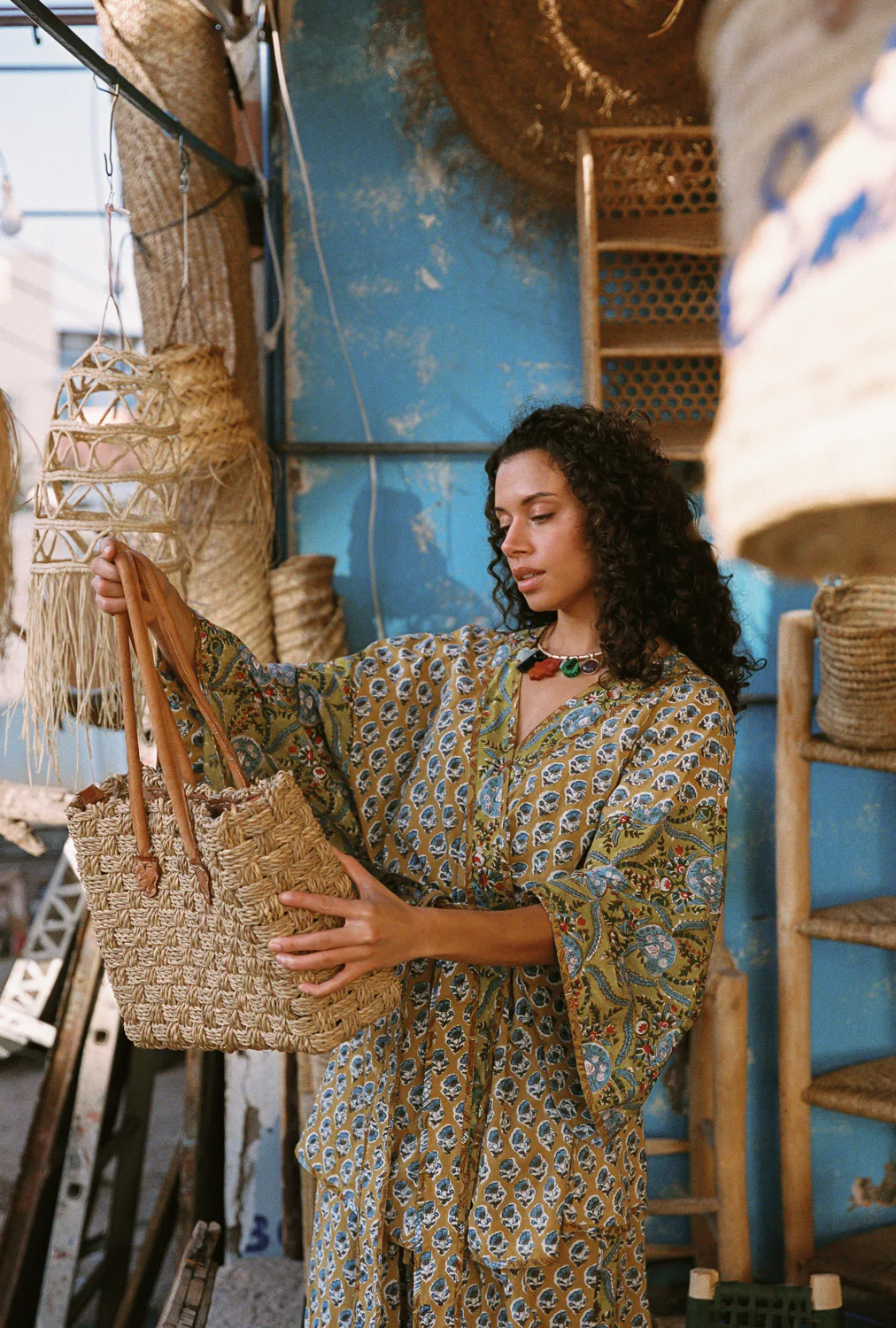 Zoya Souvenir Kimono | Block Print - Image 8