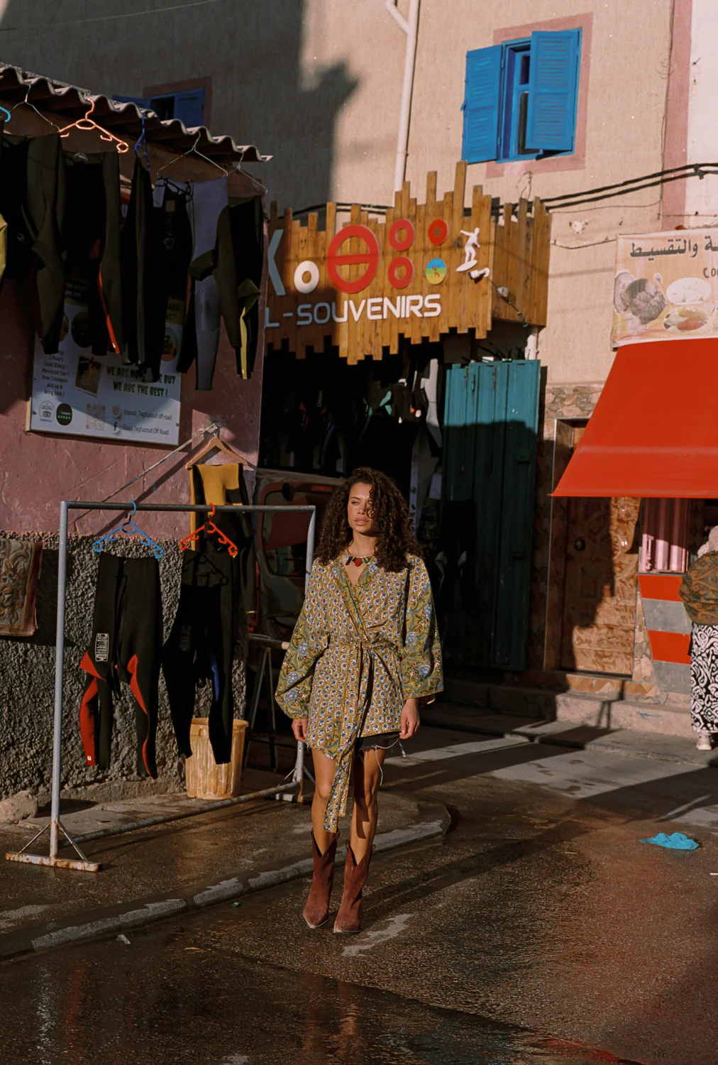 Zoya Souvenir Kimono | Block Print - Image 4