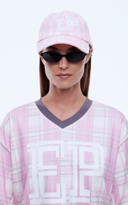 Nova Check Cap | Pink Check