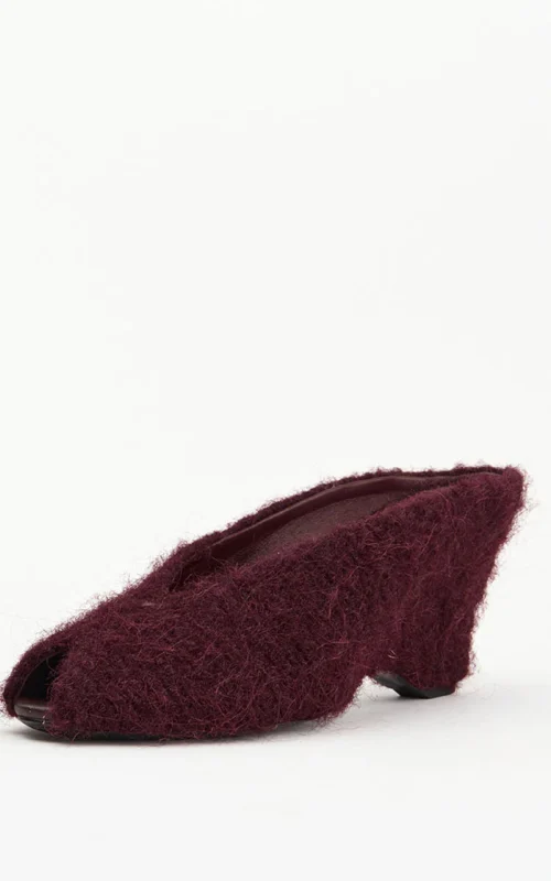 Ayala | Burgundy Wool