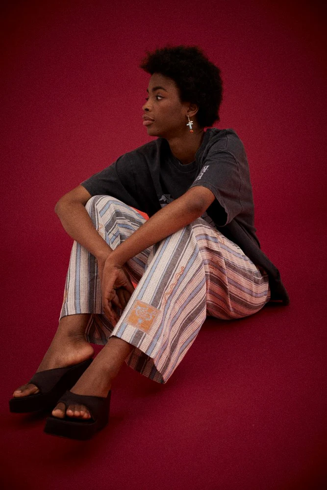 Hanna Shyla Pant | Blue Stripe - Image 4