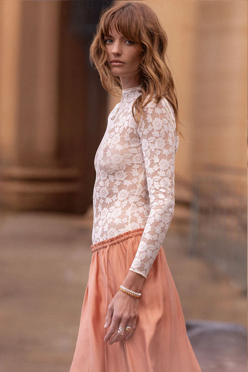 Juliette Lace Top | Vintage Cream - Image 4