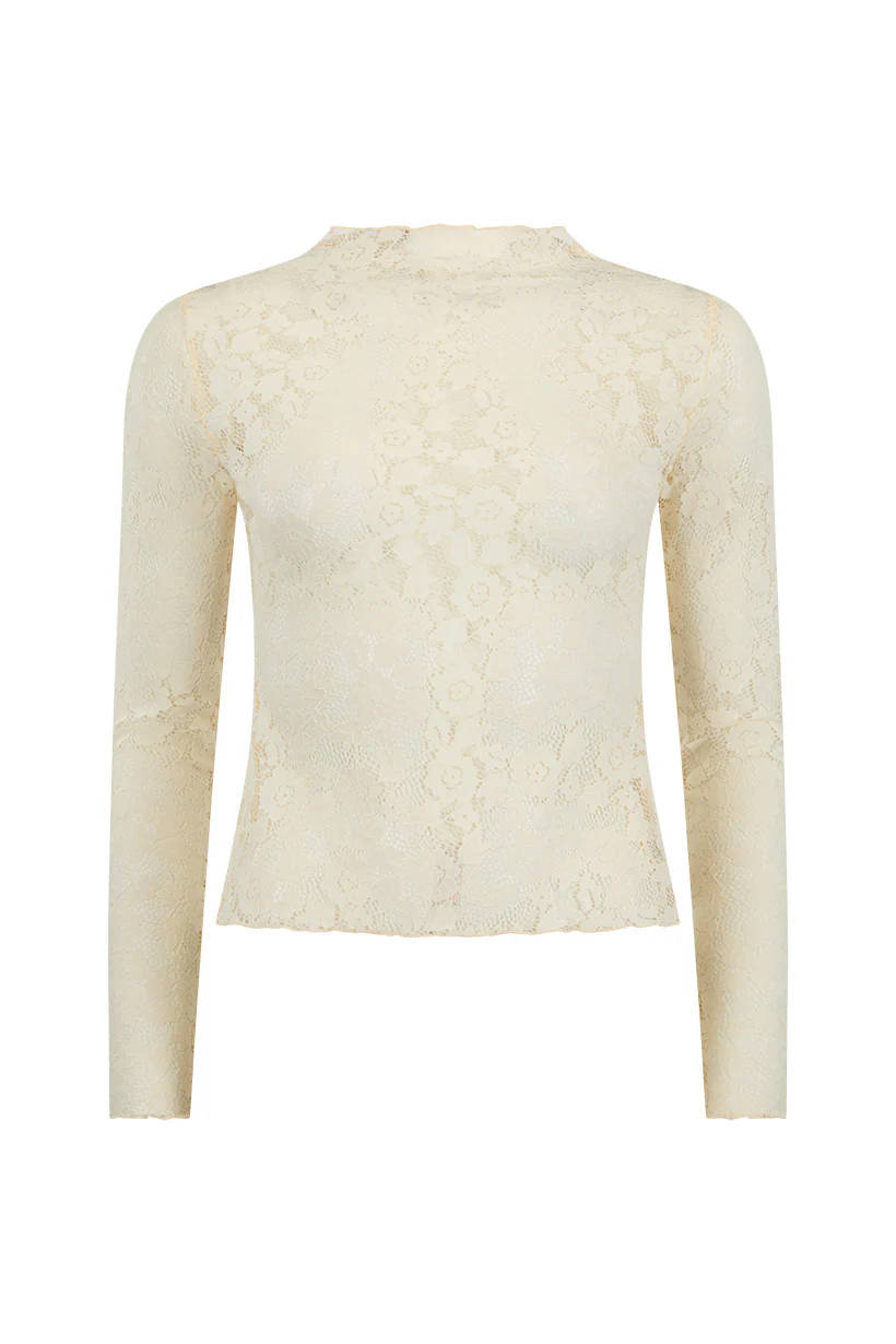 Juliette Lace Top | Vintage Cream - Image 6