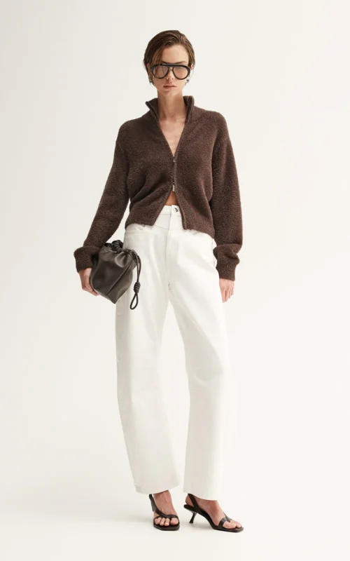 Leon Knit Cardigan | Chocolate