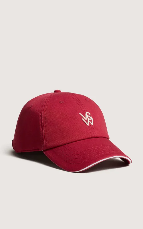 V&W Tipped Cap | Scarlet