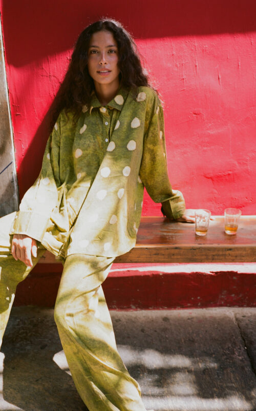 La Oliva Spot Dorato Shirt | Green Spot