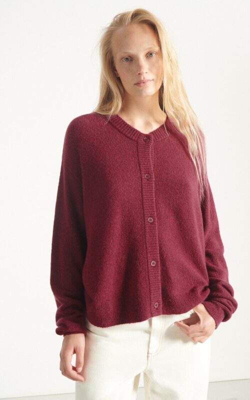 Damsville Cardigan | Grape