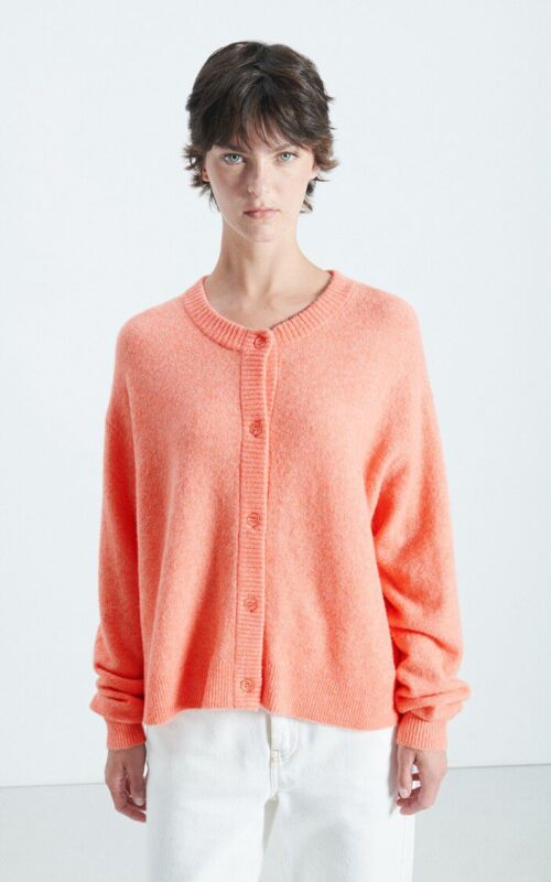 Damsville Cardigan | Guava