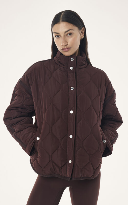 Surge Quilt Jacket | Mahogany