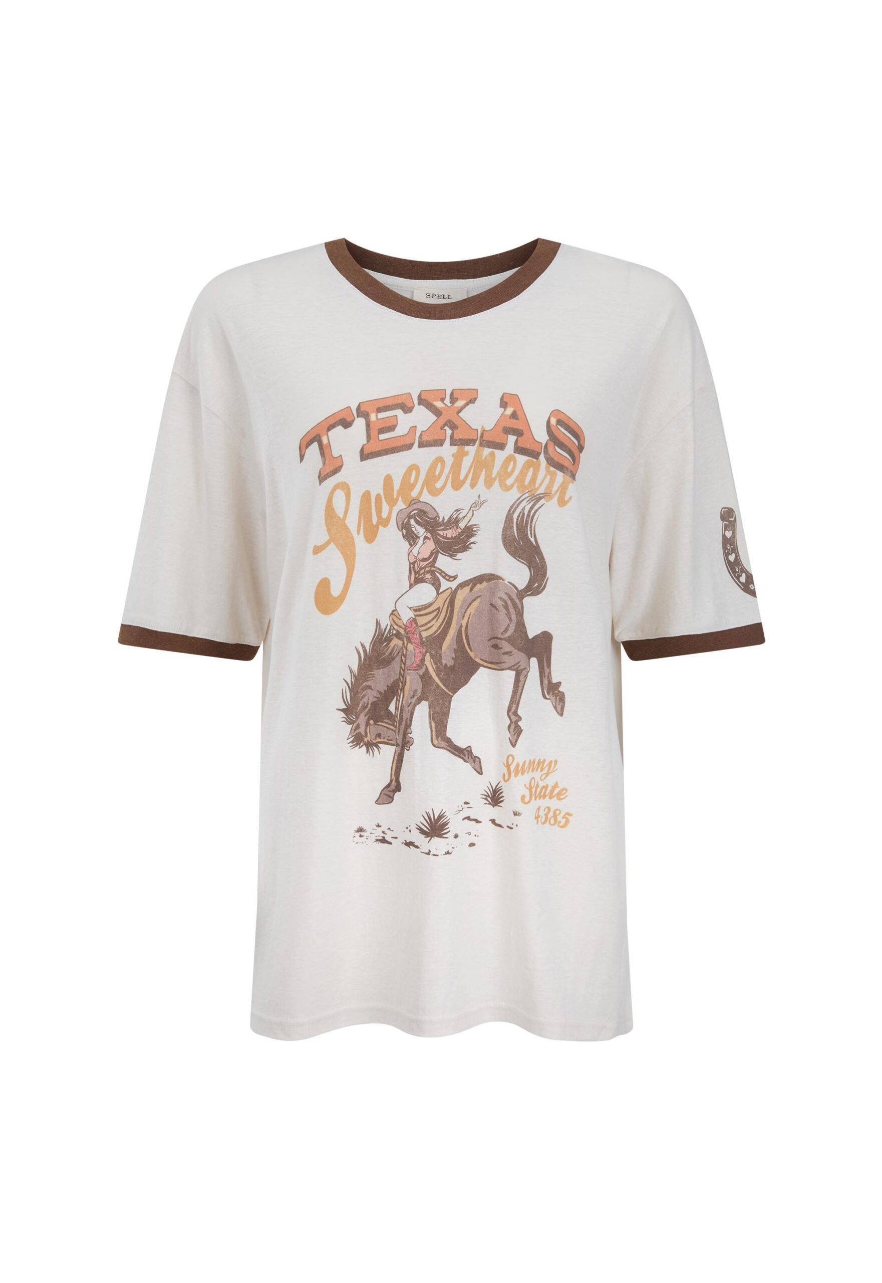 Texas Sweetheart Oversized Tee | Vintage Cream - Image 5