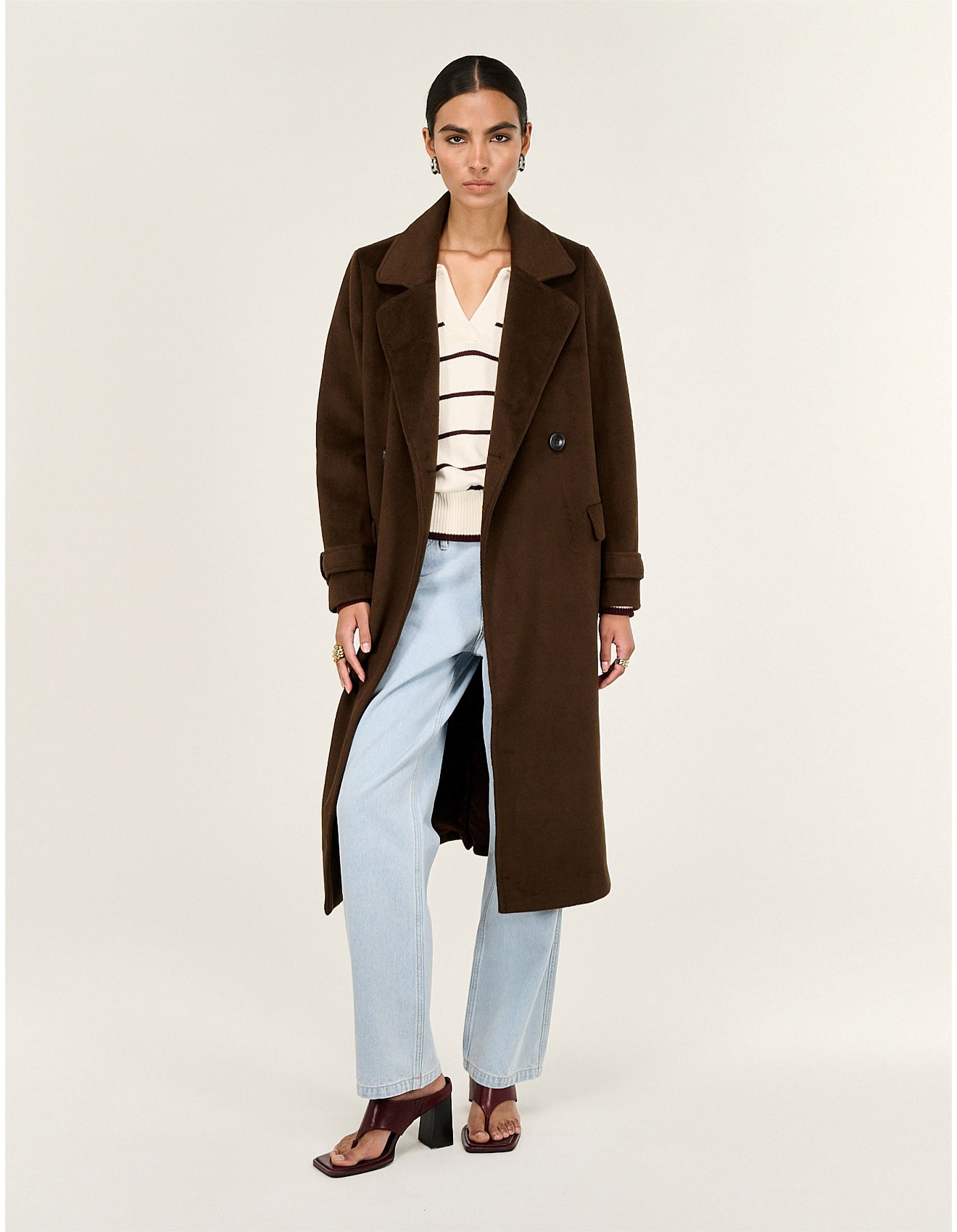 Irena Coat | Chocolate - Image 3