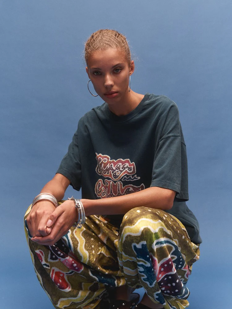 Avviso Lotus OG Tee | Washed Black - Image 6