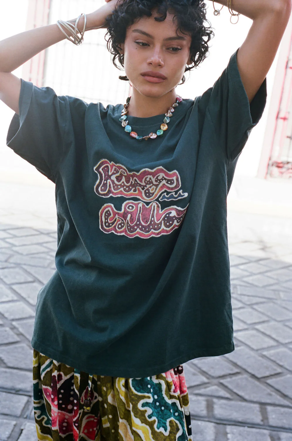 Avviso Lotus OG Tee | Washed Black - Image 7