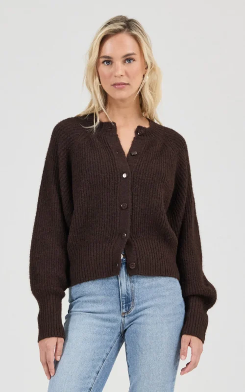 Duchess Cardigan | Chocolate