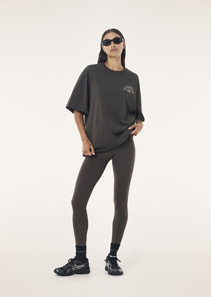 Established Oversized Tee | Dark Olive - Image 2