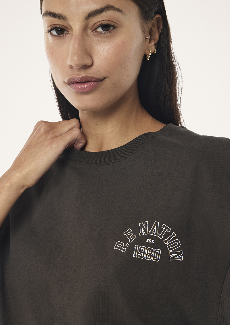 Established Oversized Tee | Dark Olive - Image 5