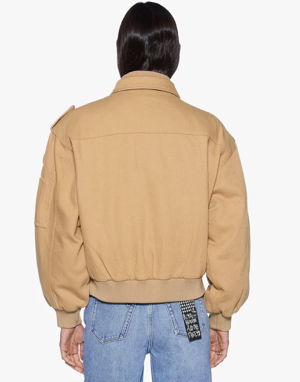 Odyssey Bomber Jacket | Tan - Image 2