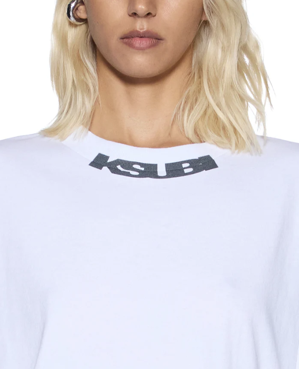 Sott Stamp Boyfriend SS Tee | White - Image 2