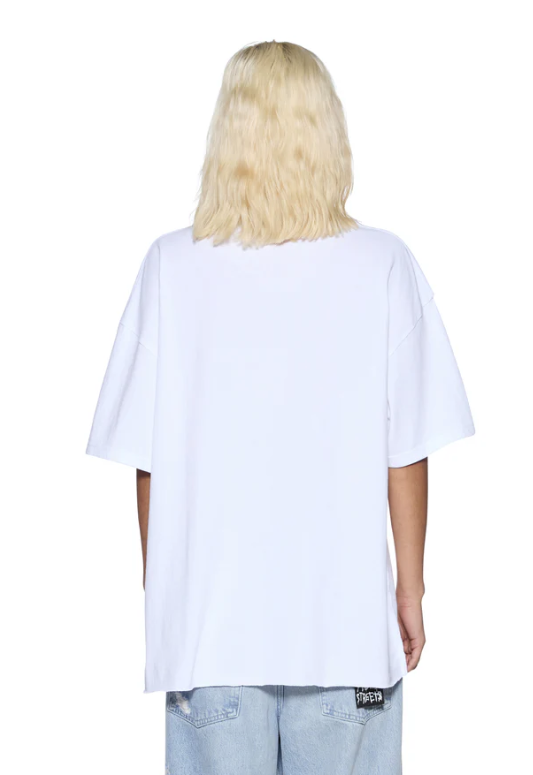 Sott Stamp Boyfriend SS Tee | White - Image 3