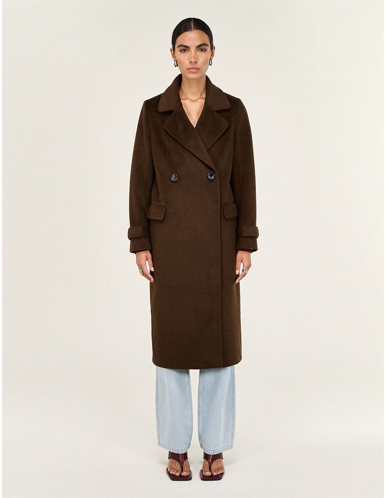 Irena Coat | Chocolate